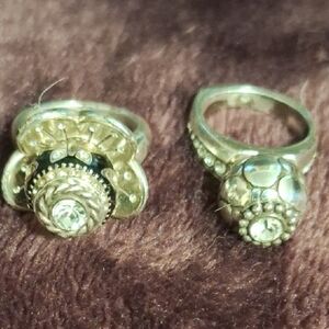 Retired Brighton Interchangable Twist Charm Ring